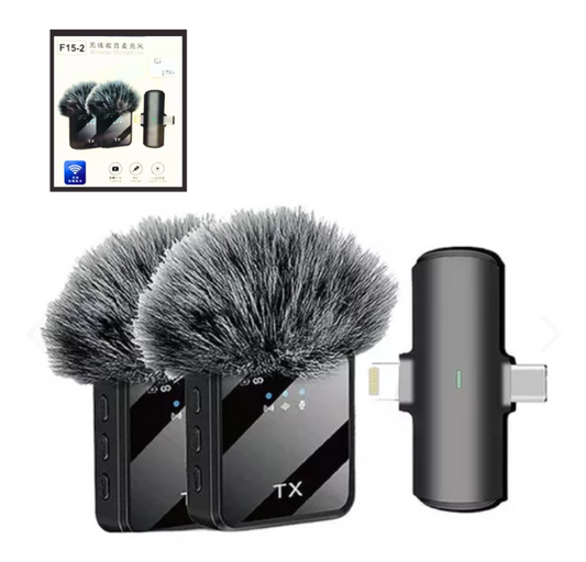 DuoMic Pro – Micrófono Inalámbrico X2